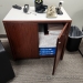 2 Door Storage Cabinet w/ White Top 32x30x24